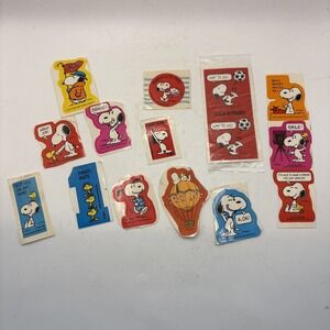 Vintage Snoopy Woodstock Peanuts Random Sticker Lot Hallmark